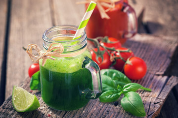 Fresh Homemade Green Smoothie