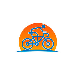 Bicycle Logo Design Vector