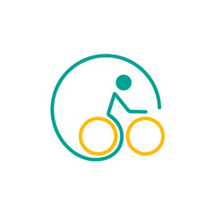 Bicycle Logo Design Vector