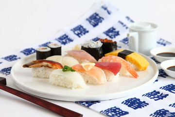 Japanese Traditional Food Healthy Assorted Nigiri SUSHI