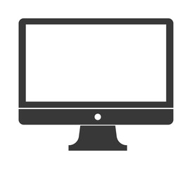  Monitor flat icon