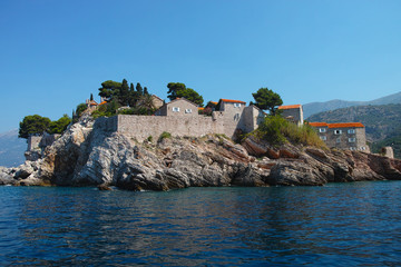Fototapeta na wymiar Saint Stefan island Montenegro