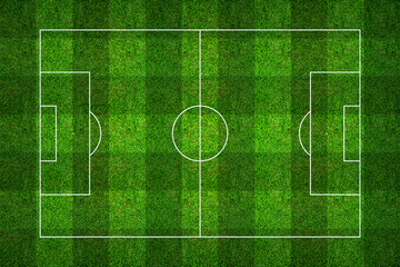 Football field or soccer field pattern and texture with clipping path.