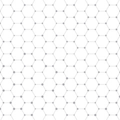 Fototapeta premium Connection structure. Molecule of DNA and neurons. Abstract background. Medicine, science technology. Vector illustration for your design.