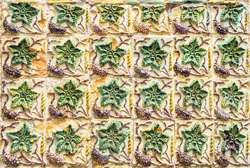 Portuguese Ceramic Tile Pattern