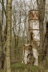 Die vergessenen Überreste einer Kirche in einem Waldstück bei Aichach