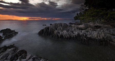 Fototapeta premium zadar sunset