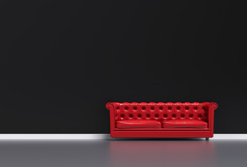 3D Living Room Illustration