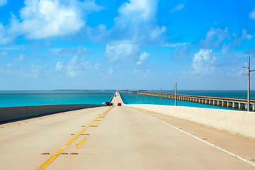 Fototapeta na wymiar Florida Keys South Highway 1 scenic Florida US