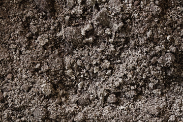 Black Soil Dirt Background Texture, Natural Pattern