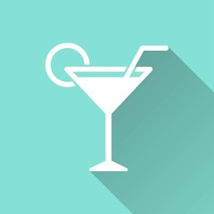 Cocktail - vector icon.
