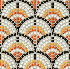 Wall murals Mosaic Antique mosaic, seamless vector pattern