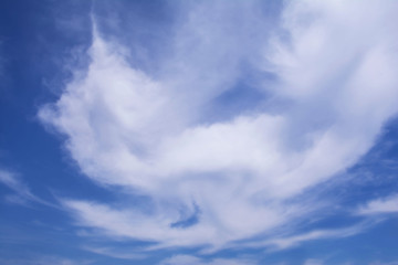 Obraz premium Blue sky and clouds in summer