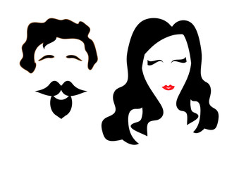 Lady and gentleman symbol