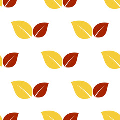 Leaves seamless background
