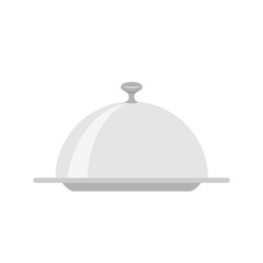 Obraz premium Restaurant cloche isolated