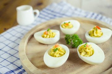 deviled eggs