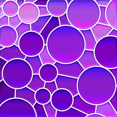 abstract vector stained-glass mosaic background