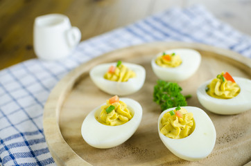 deviled eggs