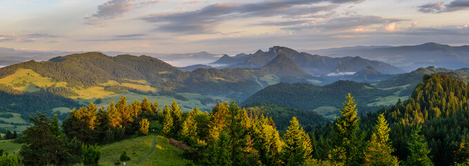 Landscape in Pieniny panorama © kabat
