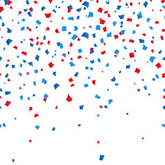 4th of July - Independence day celebration confetti background. vector illusctration - 114384462
