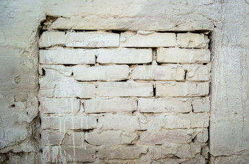 Concrete and brick wall texture