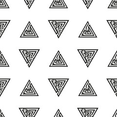 Background with geometric patterns. Triangle seamless pattern