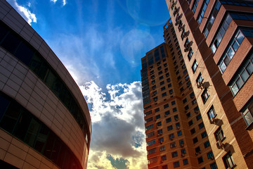 high-rise buildings and skyscrapers