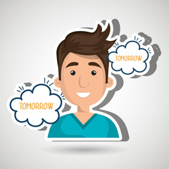 people talking design, vector illustration eps10 graphic 