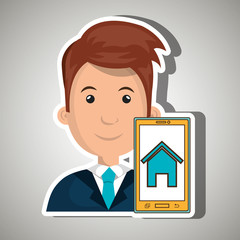 smartphone service design, vector illustration eps10 graphic 