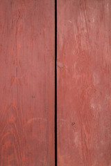 Red wood board wall texture background.