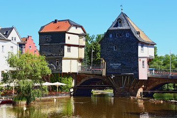 Bad Kreuznach, die Alte Nahebrücke (Juni 2016)