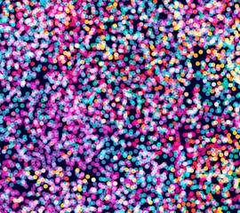 Colorful seamless polka dot pattern & background