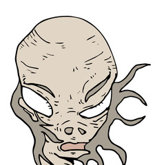 monster face