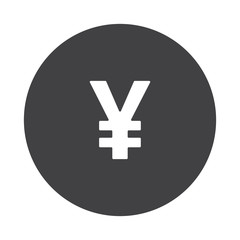 Obraz premium White Rss icon on black button isolated on white