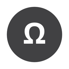 White Rss icon on black button isolated on white