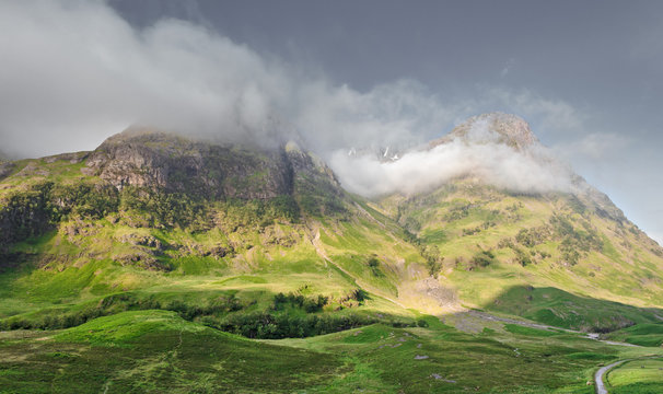 Scottish Highland Mountains - Three Sisters Summit
