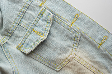 Jeans denim jacket pocket