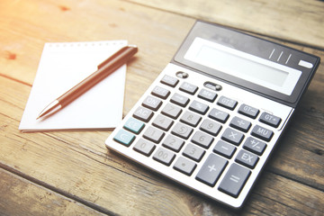 Office supplies on a table