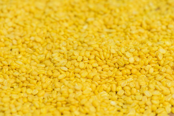 peeled split mung beans