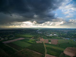 rain clouds before raining aerial photography nature rainy seaso