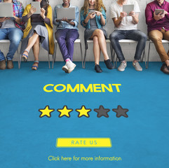 Customre Feedback Comment Vote Review Results Concept