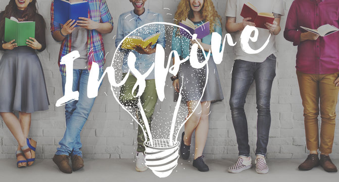 Inspire Inspiration Motivation Creative Creativity Concept