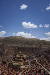 Top view monastery at Larung gar (Buddhist Academy)