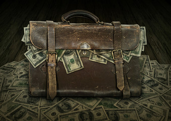 Briefcase Loaded With Money
