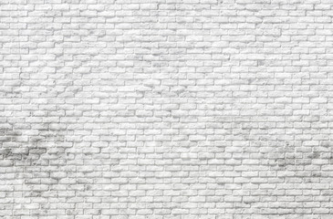 White brick wall texture