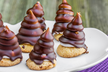 Detail on a Czech traditional sweet desserts 