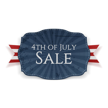 Fourth of July Sale Holiday Banner