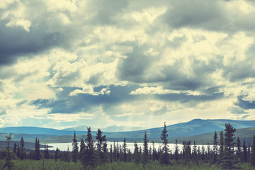 Fototapeta premium Mountains in Alaska
