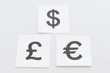 ポンドとユーロとドル